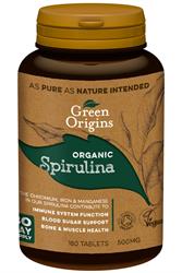 Green Origins Organic Spirulina 500mg 180 Tablets Cheap