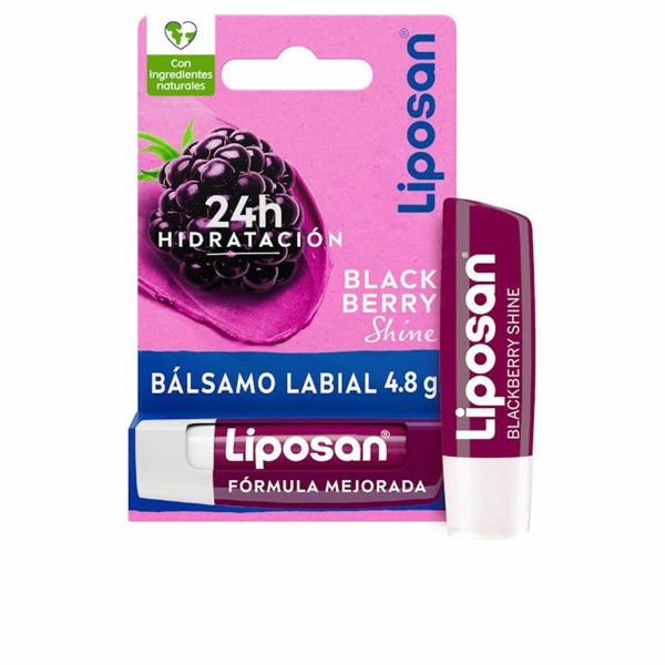 Ajakbalzsam Liposan BLACKBERRY SHINE 4,8 g Online Sale