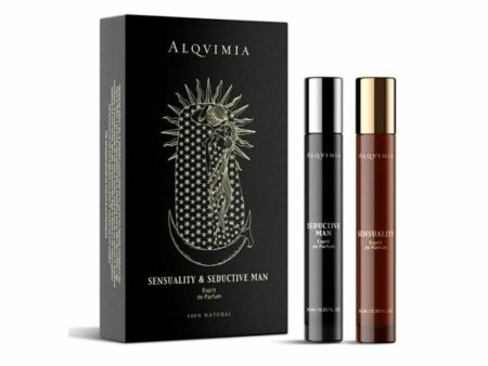 Erotikus Parfüm Szett Alqvimia Sensuality & Seductive Man (2 pcs) Online Hot Sale