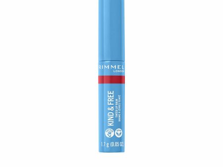 Színes Ajakbalzsam Rimmel London Kind & Free Nº 005-turbo red (1,7 g) Online Hot Sale